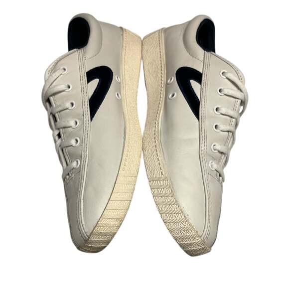 Tretorn Nylite Plus Sz 9 Canvas Women's Sneaker Shoes Eco Ortholite White/Navy - Picture 4 of 9